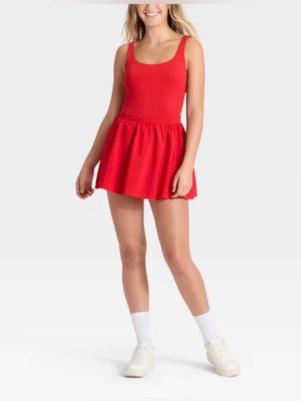 JoyLab Game Day Dress Red Activewear